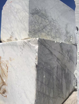 供應(yīng)意大利石材大花白荒料
